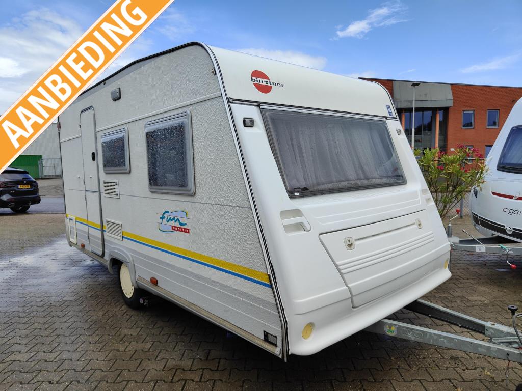 Bürstner 420TN met mover, voortent, uitbouw, luifel nu &, Caravans en Kamperen, Overige typen, Kachel, Bedrijf, Treinzit