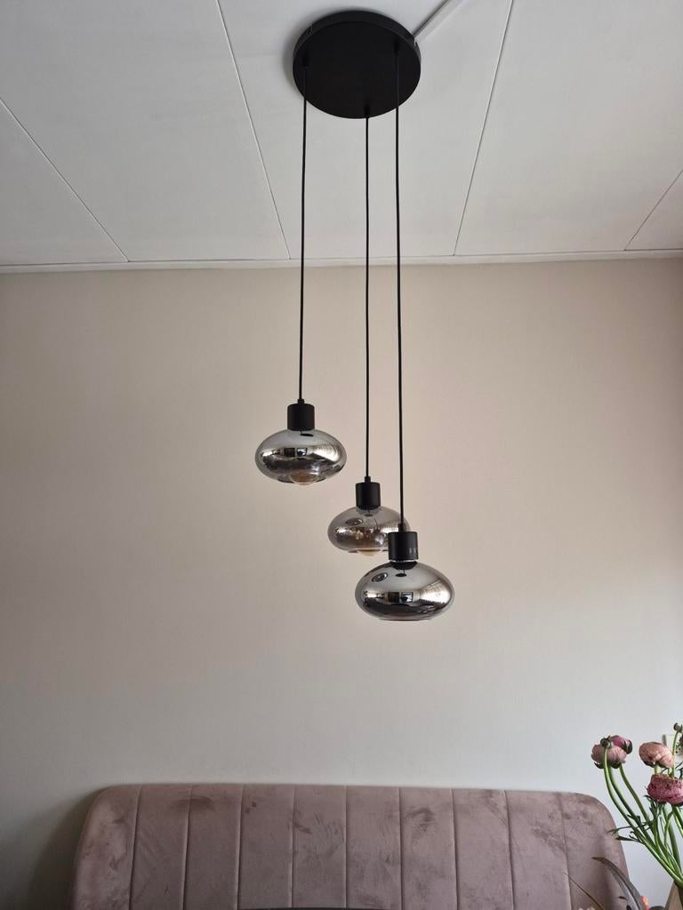 Plafondlamp smoke glass, Ophalen, Nieuw, Minder dan 50 cm