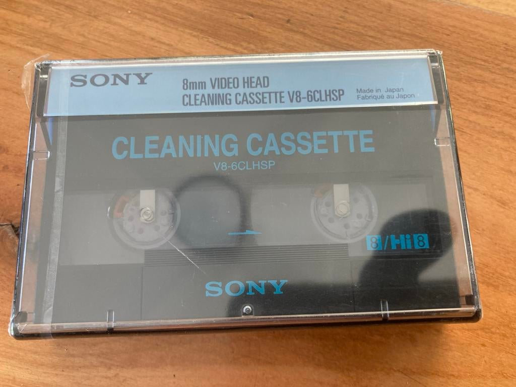 Nieuwe Sony 8mm Video Head Cleaning Cassette V8-6CLHSP, Ophalen of Verzenden, Nieuw in verpakking