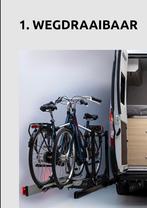 GEZOCHT fietsdrager draaibaar/zwenkarm voor camperbus, Ophalen of Verzenden