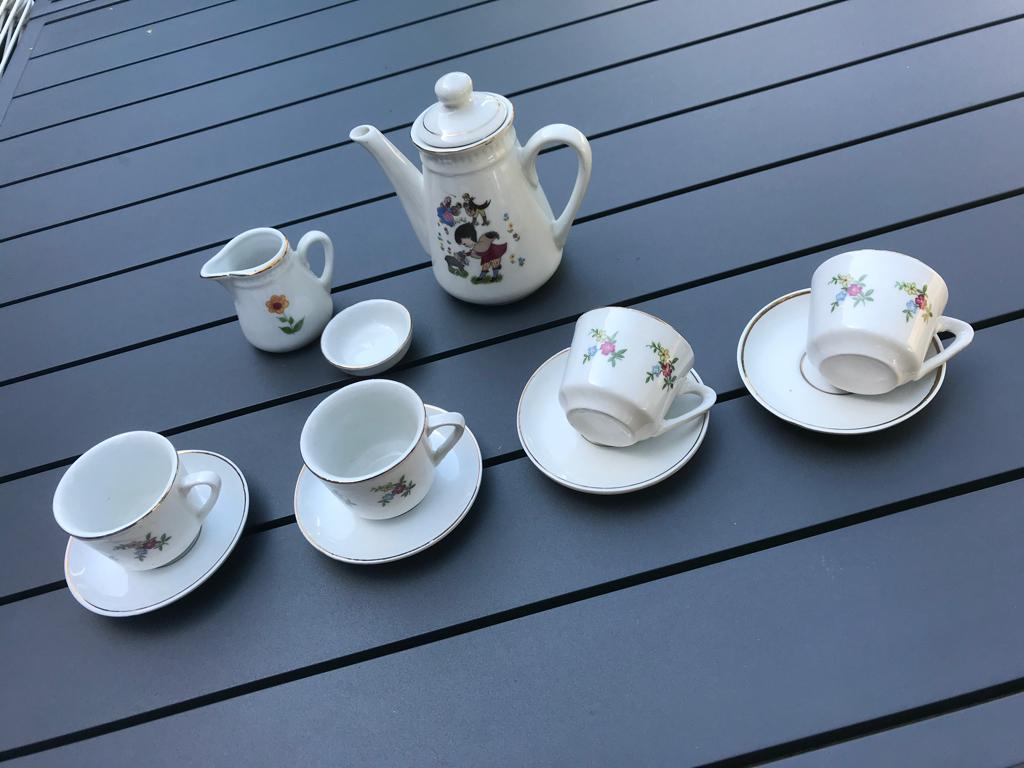 Kinderserviesje, antiek,, Antiek en Kunst, Antiek | Speelgoed, Ophalen of Verzenden