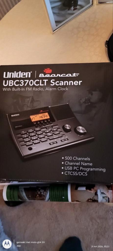 Uniden Bearcat UBC370CLT Scanner, Telecommunicatie, Scanners, Ophalen of Verzenden