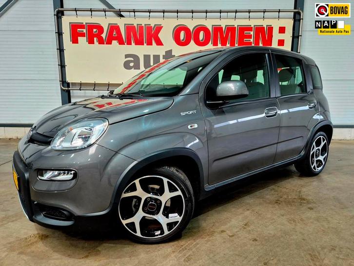 Fiat Panda 1.0 Hybrid 70PK Sport + NAP|DAB+|Elek. Pakket|Blu, Auto's, Fiat, Bedrijf, Te koop, Panda, ABS, Airbags, Airconditioning