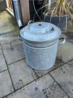 Metalen emmer met deksel, Ophalen of Verzenden, Gebruikt, Onkruidbestrijding