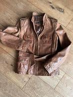 Leren jasje bruin xs, Ophalen of Verzenden, Zo goed als nieuw, Meisje, Jas