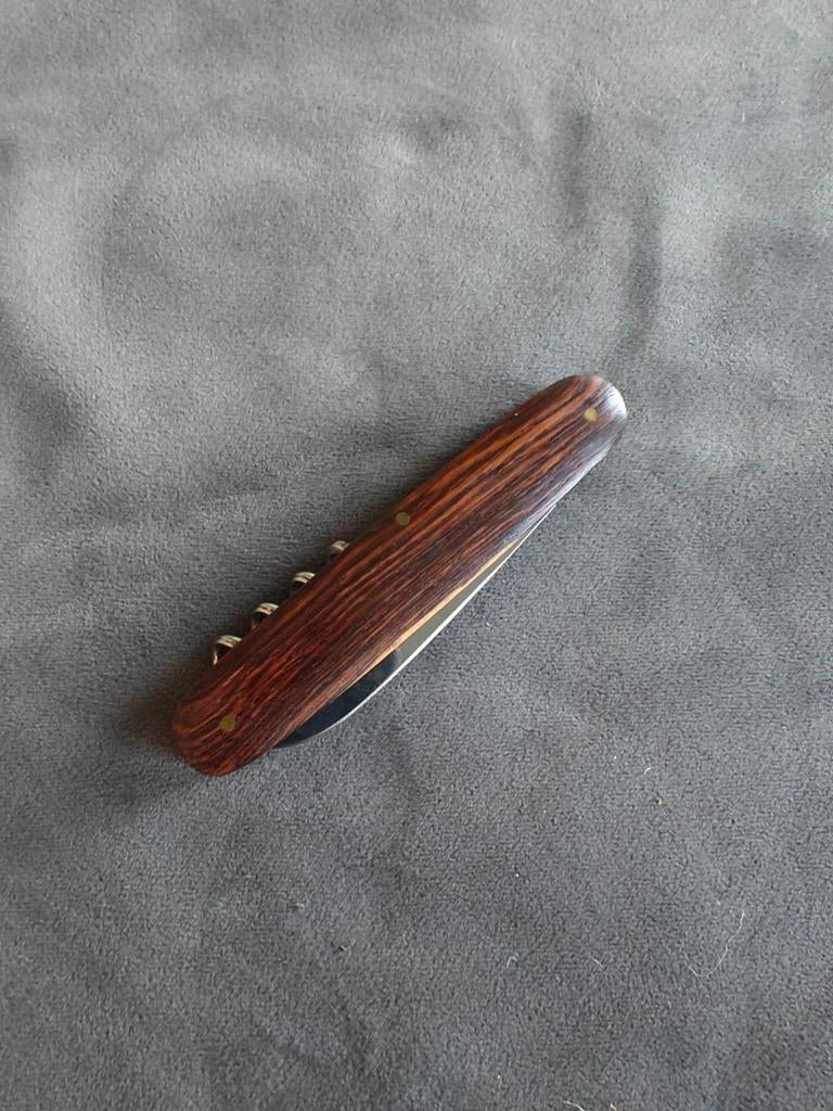 Hubertus Solingen zakmes met kurkentrekker en vork, Antiek en Kunst, Ophalen of Verzenden