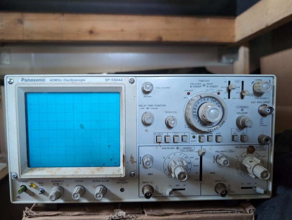 oscilloscoop panasonic, Doe-het-zelf en Verbouw, Meetapparatuur, Ophalen, Gebruikt, Multimeter