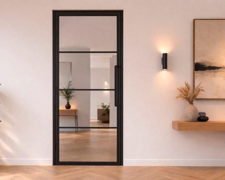 Skantrae Slimseries SSL 4004, Doe-het-zelf en Verbouw, Deuren en Horren, Nieuw, Binnendeur, 200 tot 215 cm, Glas, Ophalen of Verzenden