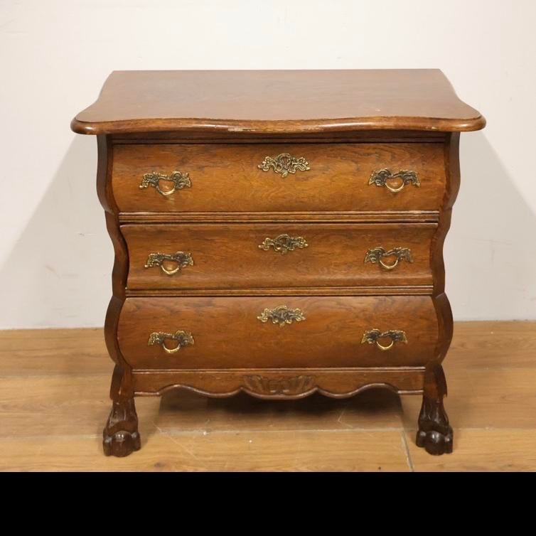 Antiek buikkastje, met drie lades, Ophalen, 50 tot 100 cm, Zo goed als nieuw, 3 of 4 laden