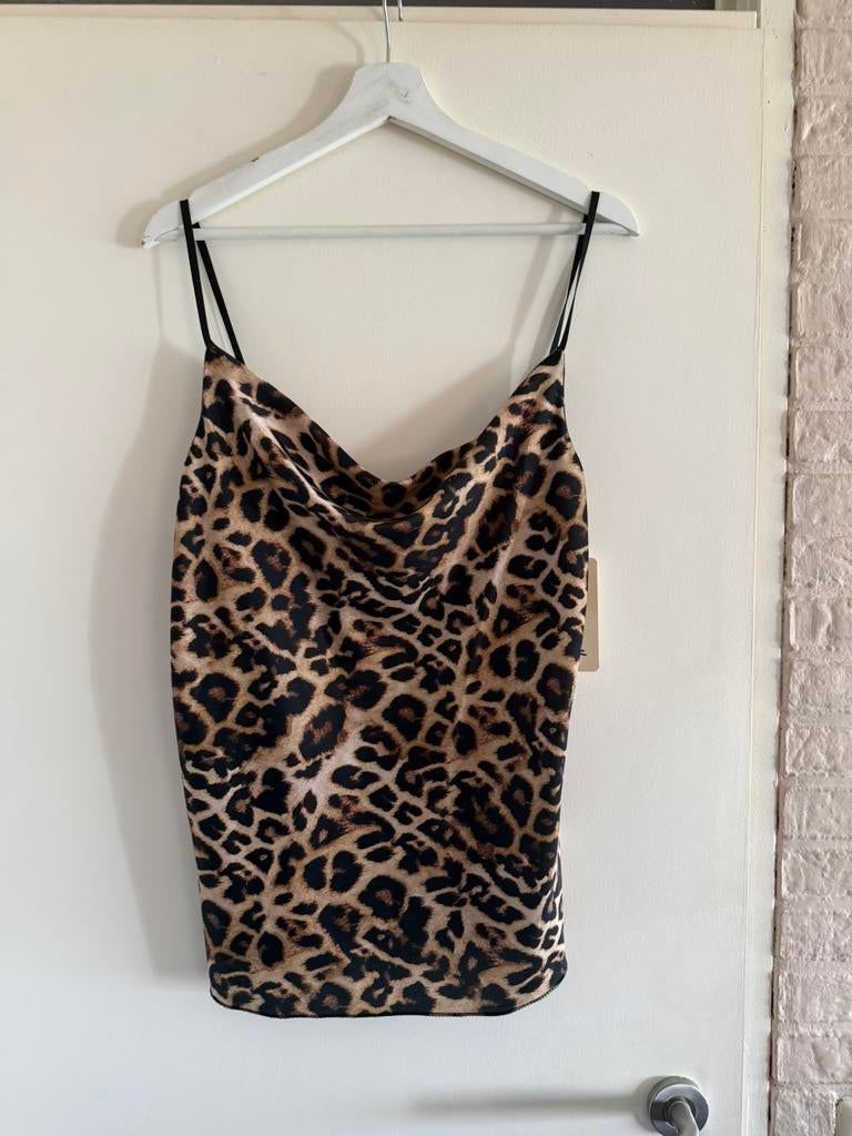 Sexy panter print jurkje/topje, Kleding | Dames, Jumpsuits, Verzenden, Nieuw, Bruin