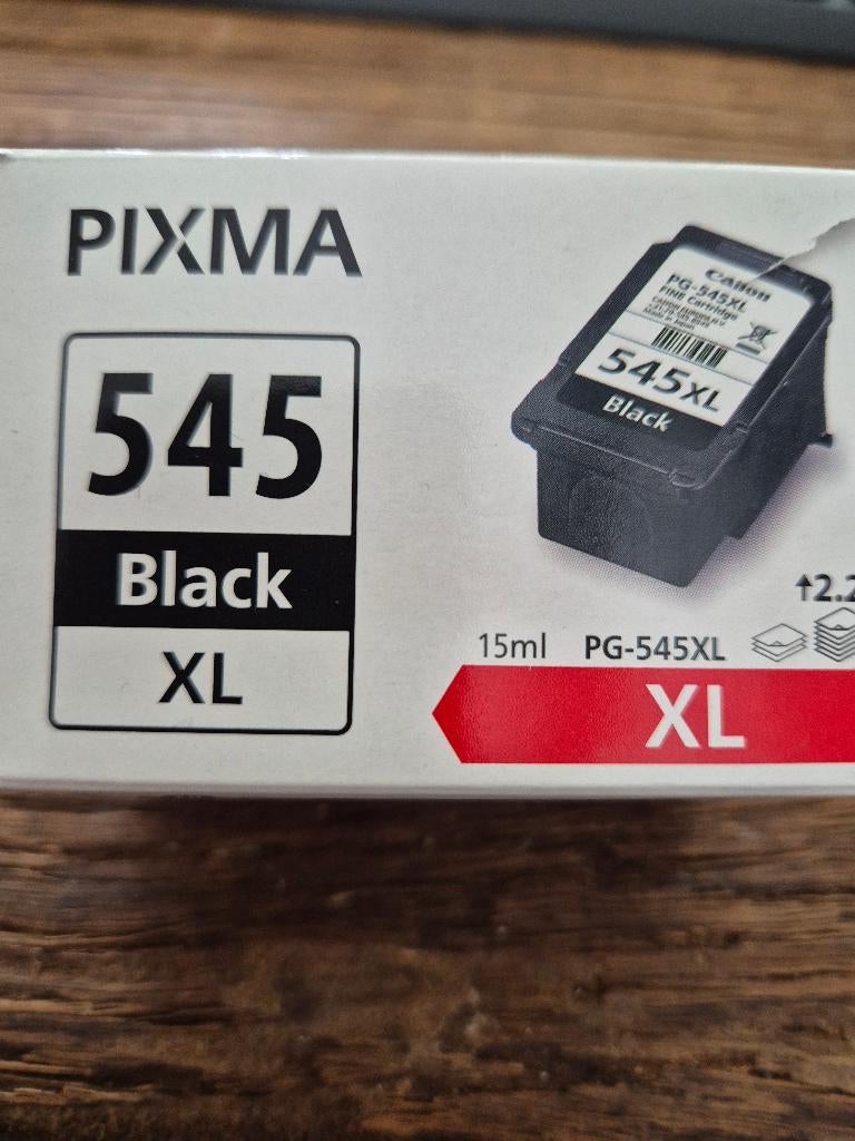 Canon Cartridge Zwart 545 XL, Computers en Software, Printerbenodigdheden, Ophalen of Verzenden, Nieuw, Cartridge, Canon
