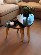 Mooie massief houten salontafels (3 stuks), Ophalen, 50 tot 100 cm, Rond, Zo goed als nieuw