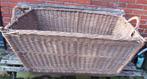 Grote rieten mand, Huis en Inrichting, Woonaccessoires | Schalen en Manden, Ophalen, Gebruikt, Mand, Riet