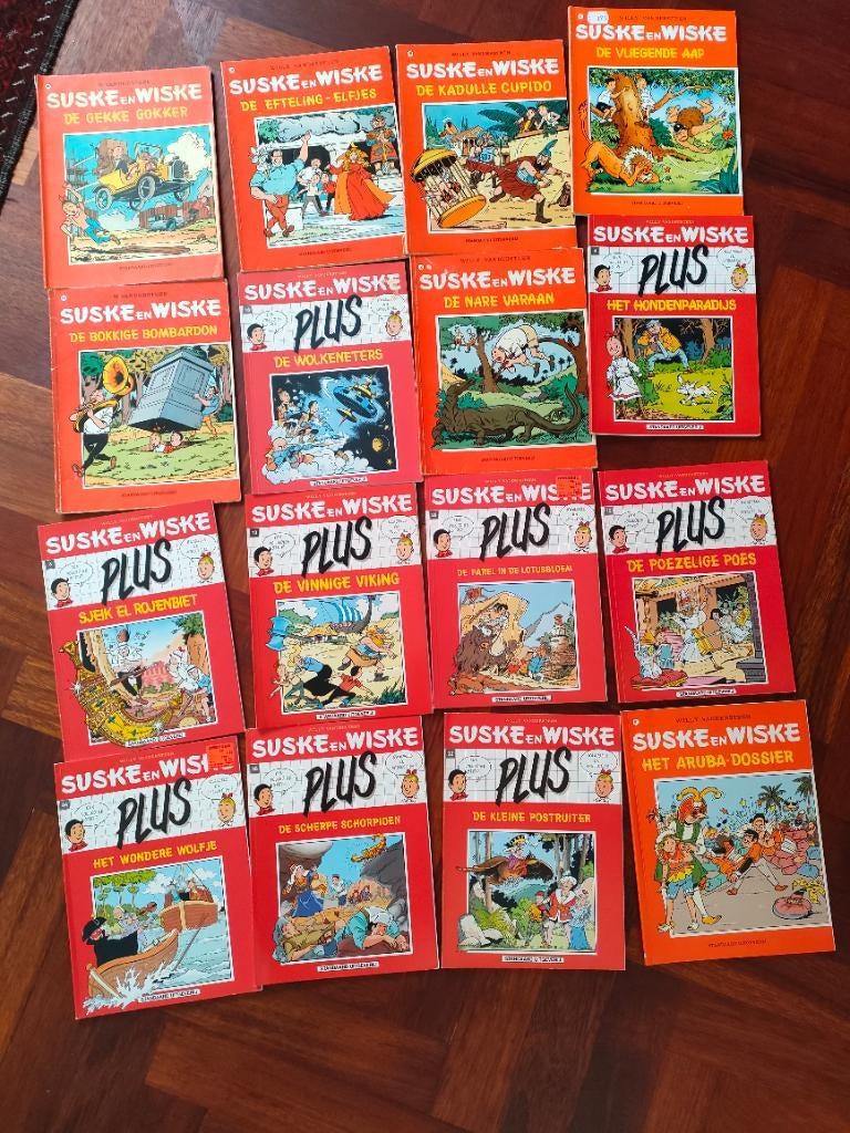 Suske en Wiske 16x, Meerdere stripboeken, Ophalen, Gelezen