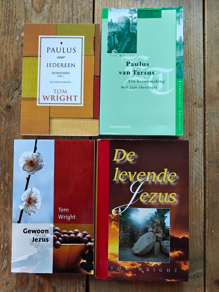 4 Boeken van Tom Wright., Boeken, Godsdienst en Theologie, Ophalen of Verzenden, Zo goed als nieuw