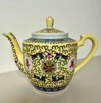 Vintage Chinese Mun Shou porseleinen theepot, Antiek en Kunst, Ophalen of Verzenden