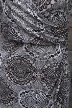 Overslagjurk zwart/ camel Studio Anneloes mt M Vaste prijs, Kleding | Dames, Maat 38/40 (M), Studio Anneloes, Verzenden, Zwart