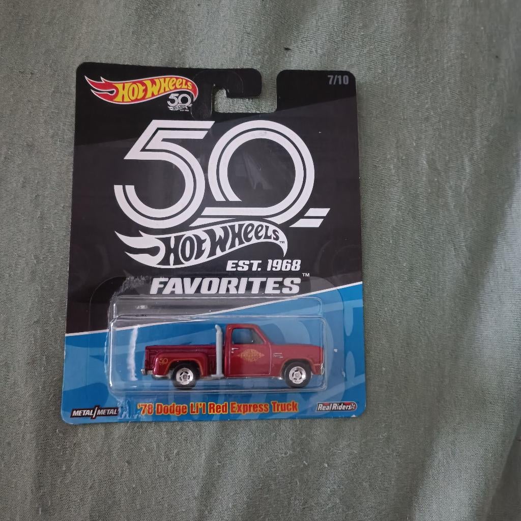 Hot Wheels 50 Favorites 78 Dodge Li‘l Red Express Truck, Ophalen of Verzenden, Nieuw, Auto
