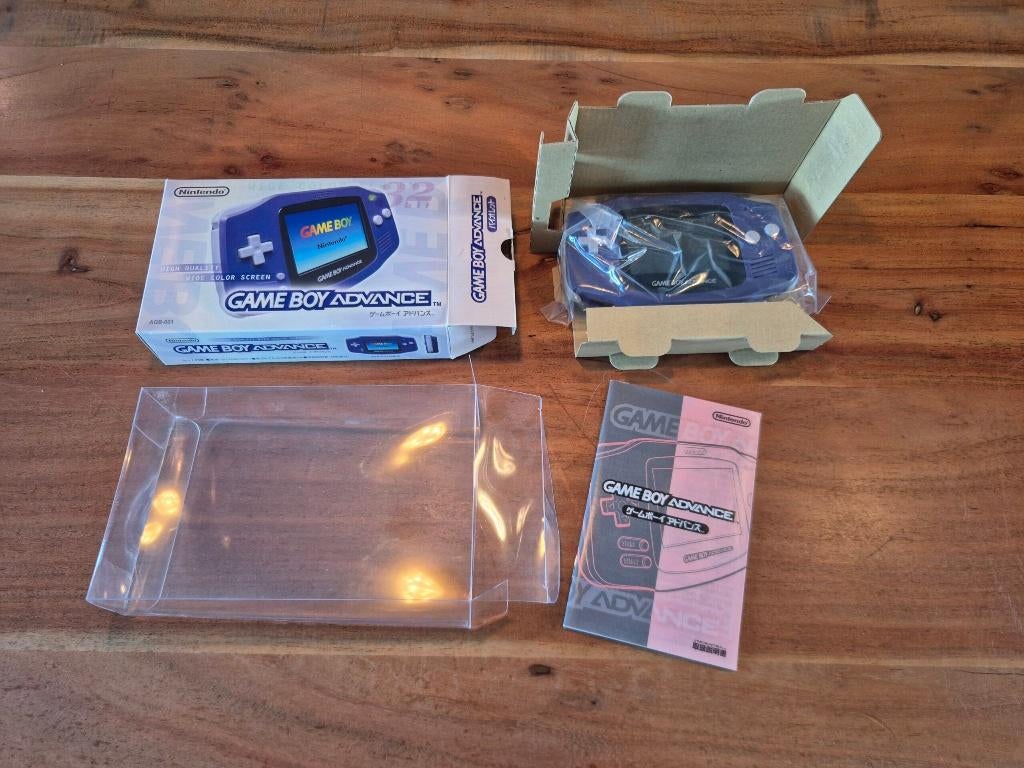 Gameboy Advance Console Purple (NTSC-J) (CIB), Spelcomputers en Games, Spelcomputers | Nintendo Game Boy, Verzenden, Gebruikt