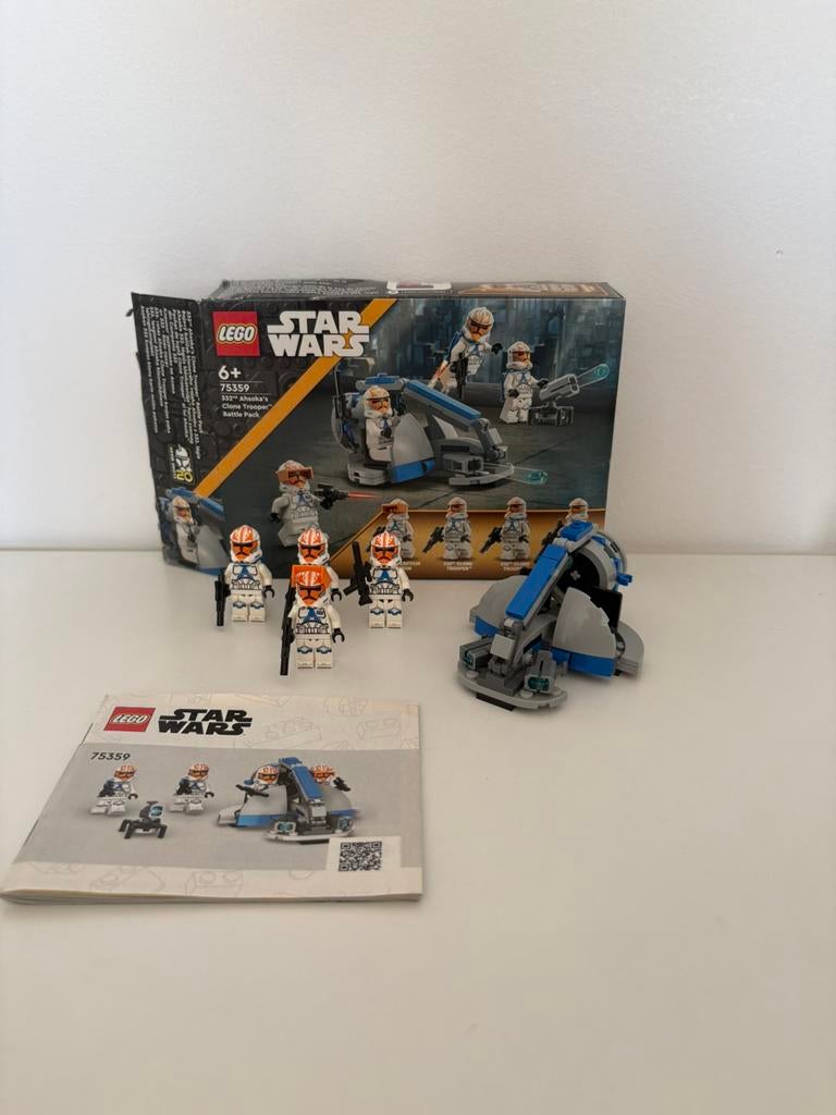 LEGO 75359 Star Wars Ahsoka’s clone trooper battle pack, Ophalen of Verzenden, Zo goed als nieuw