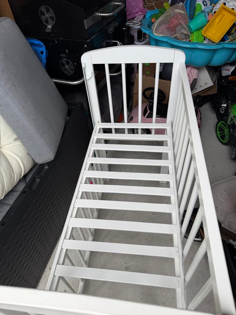 Co-sleeper inclusief matras - Wit petit amelie, Ophalen of Verzenden, Zo goed als nieuw, Wieg