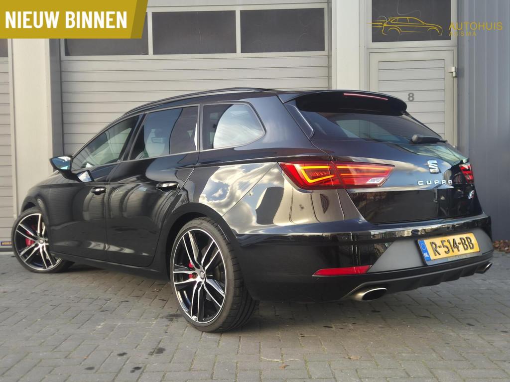 Seat Leon ST 2.0 TSI CUPRA 300 Pano/Virtual/ACC/Kuip/Carplay, Auto's, Seat, Gebruikt, 4 cilinders, Leon, Zwart