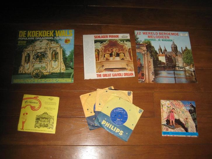 Draaiorgel collectie 8x, Cd's en Dvd's, Vinyl | Overige Vinyl, Gebruikt, Overige formaten, Ophalen of Verzenden
