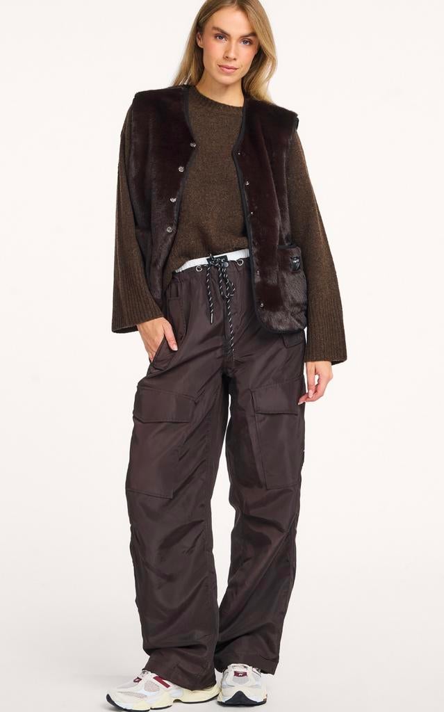 Haute L'Amitié Woven cargo trousers broek S, Ophalen of Verzenden, Nieuw, Zwart, Lang