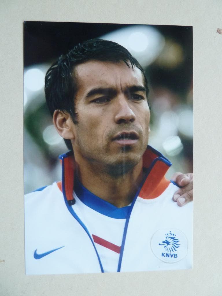 Foto. Giovanni.v.Bronckhorst. Ned.Elftal   10 x 15 cm, Verzamelen, Ophalen of Verzenden, Zo goed als nieuw, Feyenoord, Overige typen