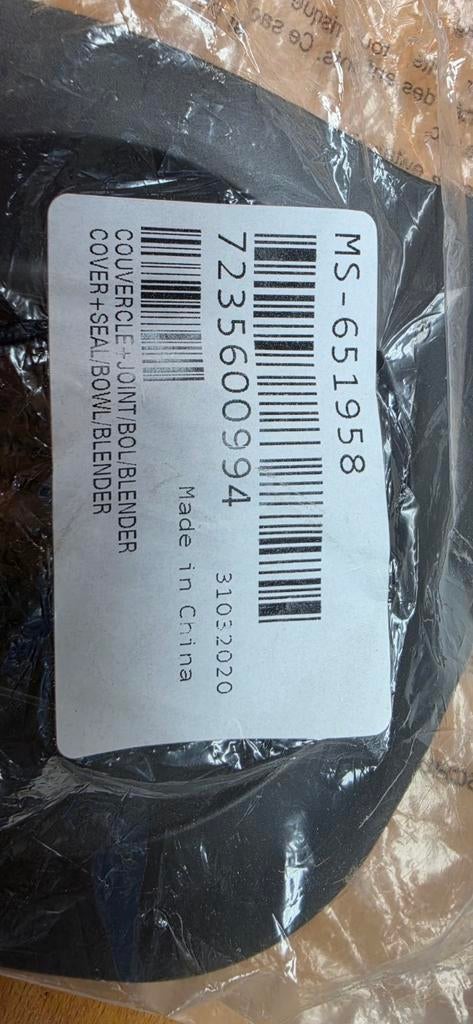 Tefal Moulinex Blenderdeksel MS-651958 PerfectMix+, Witgoed en Apparatuur, Blenders, Ophalen of Verzenden, Nieuw, Blender