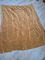 Gouden/oranje gordijnen fluweel, Huis en Inrichting, Ophalen, 200 cm of meer, 200 cm of meer
