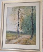Schilderij Jacob Favier: Bomenlaantje, Antiek en Kunst, Ophalen