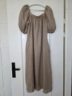 JURK MET BALLONMOUWEN KAN OFFSHOULDER MAAT 38, Maat 38/40 (M), Beige, Nieuw, Ophalen of Verzenden