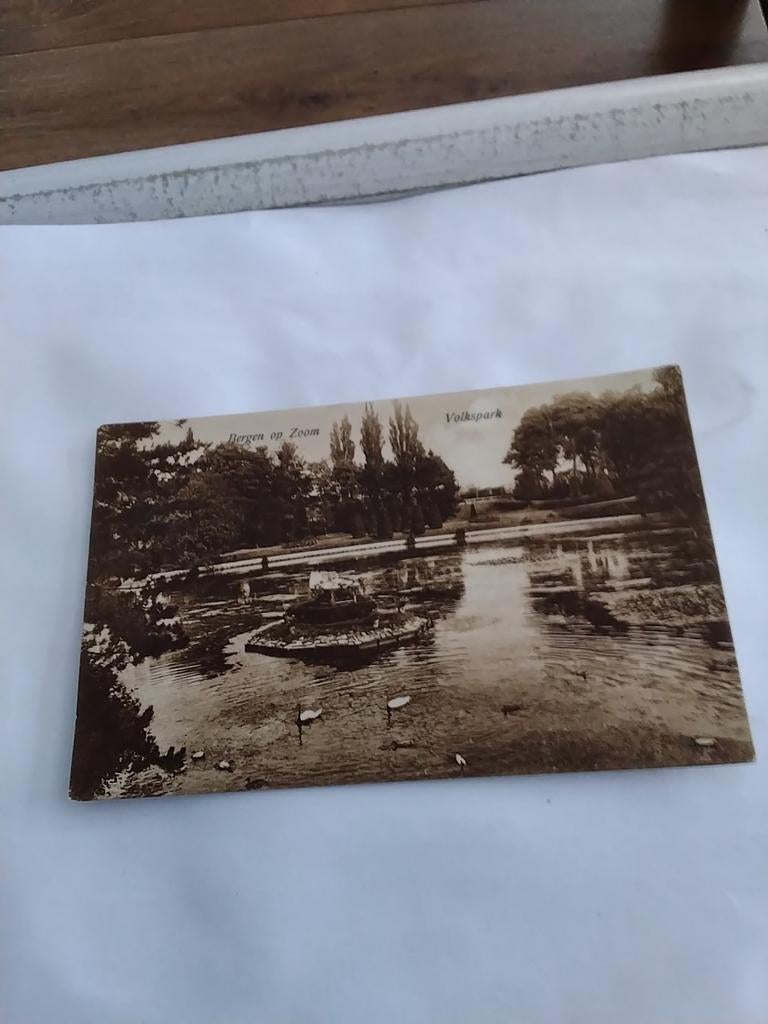 BERGEN OP ZOOM. VOLKSPARK. 1925, Ophalen of Verzenden, 1920 tot 1940, Noord-Brabant