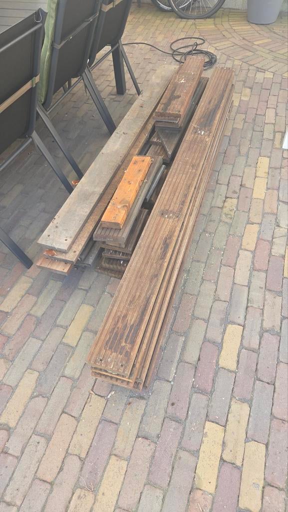 Hardhout planken, Ophalen, Hout