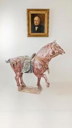 prachtig antiek houten Tang Dynasty Horse beeld, Ophalen of Verzenden