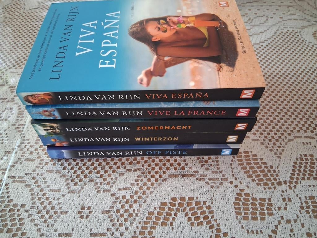 5 boeken van Linda van Rijn, Boeken, Ophalen of Verzenden, Gelezen, Linda van Rijn