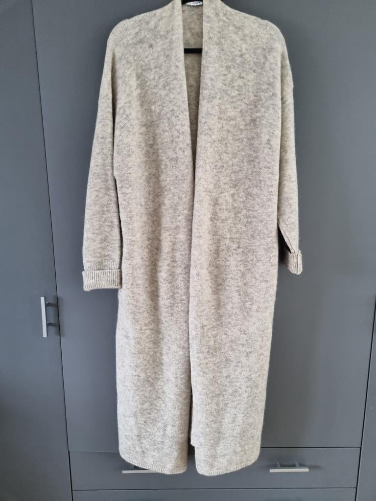 Penn & Ink, lang vest licht beige  mt. L, Kleding | Dames, Truien en Vesten, Ophalen of Verzenden, Nieuw, Beige