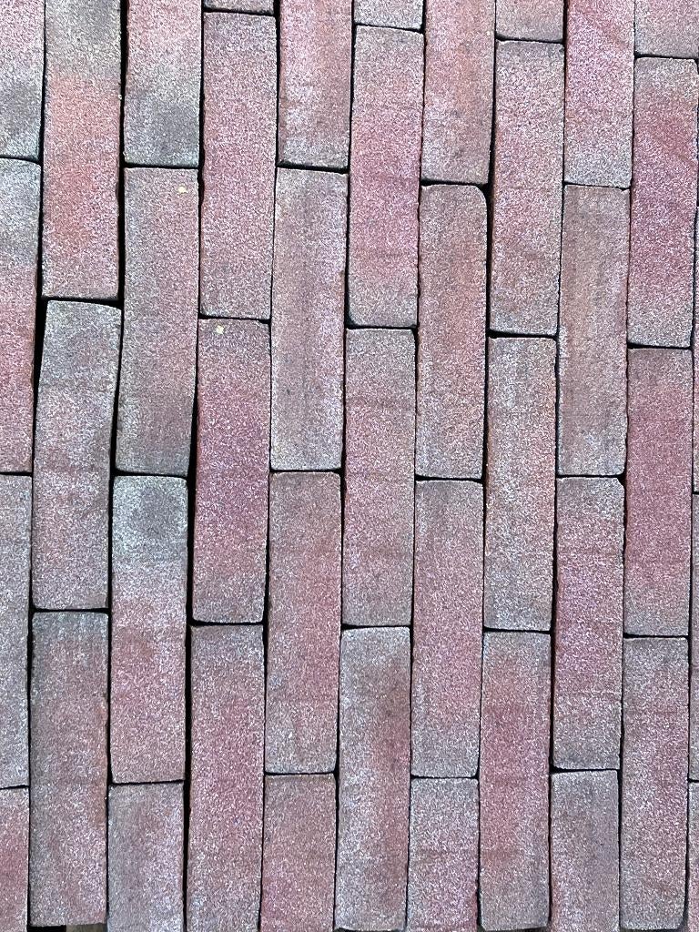 Partij 22 Gebakken waalformaat ongetrommeld, Tuin en Terras, Ophalen of Verzenden, Nieuw, Overige materialen, Klinkers