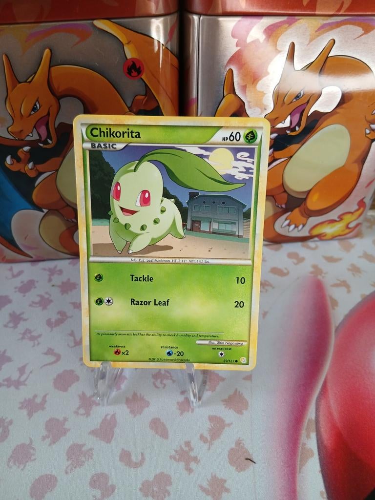Chikorita Pokémon kaart, Ophalen of Verzenden