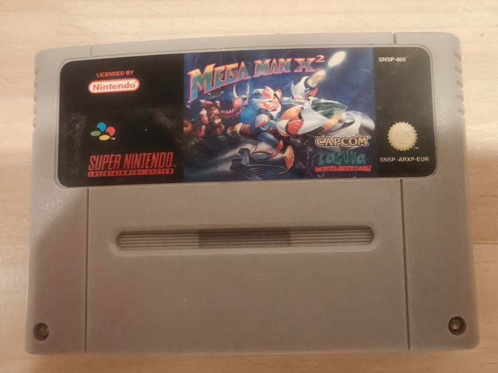Megaman X2 SNES - Werkend, originele chip, in gamecase, Ophalen of Verzenden