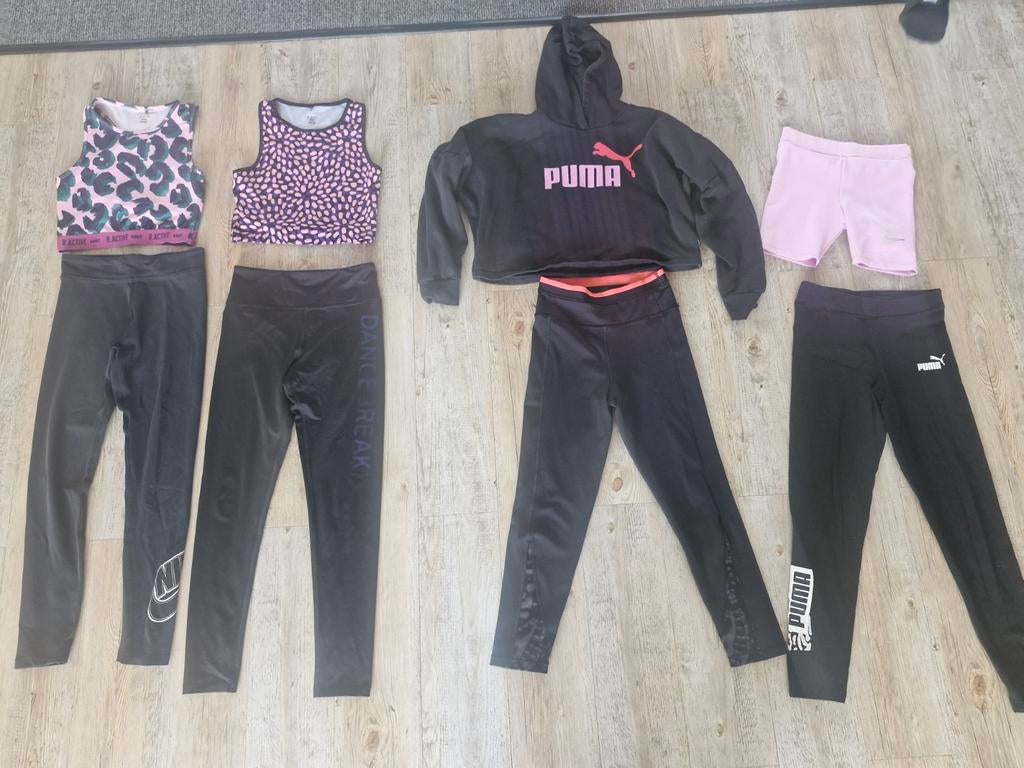 Sportpakket Nike, Puma, BNosy maat 146/152, Kinderen en Baby's, Kinderkleding | Maat 152, Ophalen of Verzenden, Zo goed als nieuw