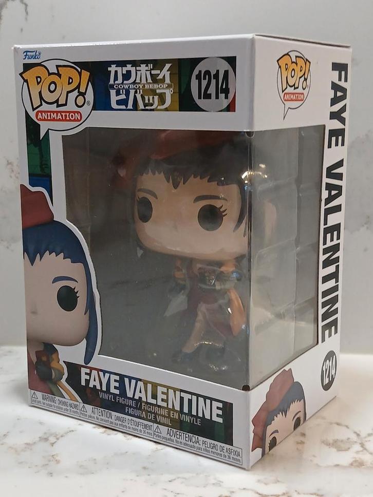 Funko Pop! Animation: Cowboy Bebop - Faye Valentine #1214, Verzamelen, Poppetjes en Figuurtjes, Nieuw, Ophalen of Verzenden