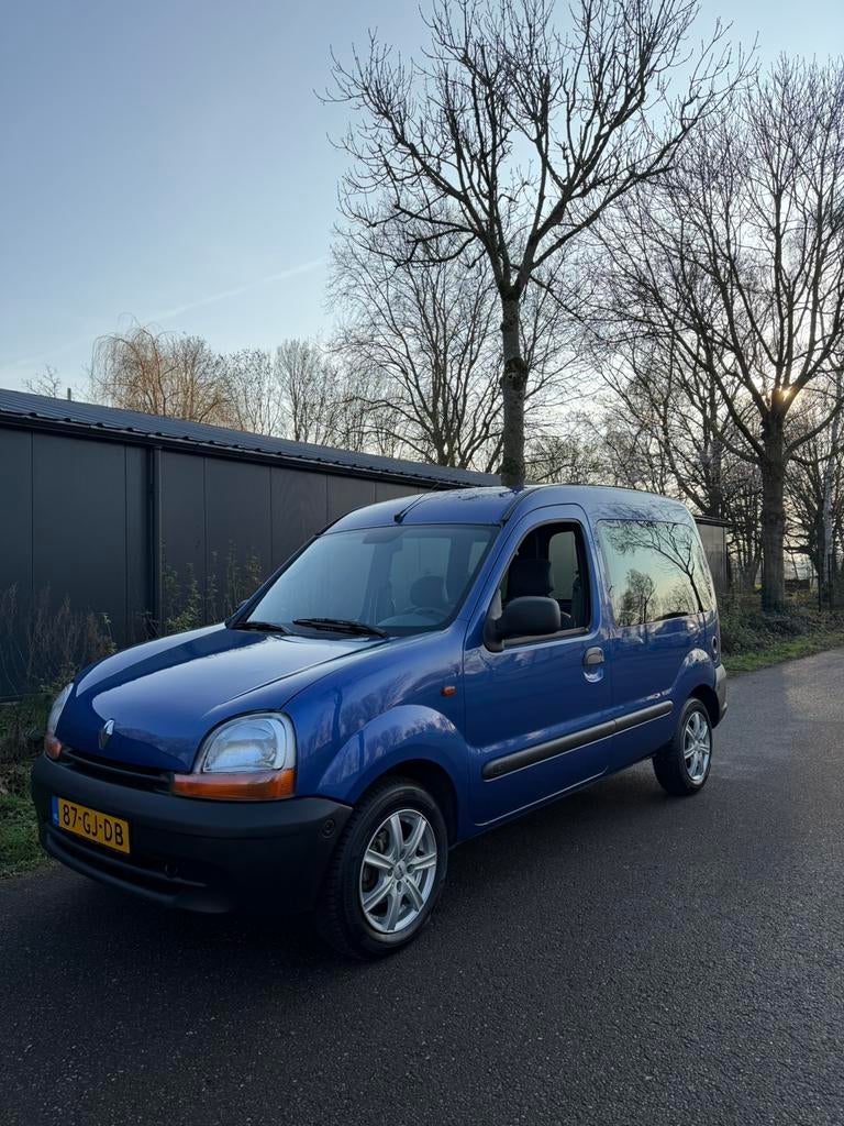 Renault Kangoo 1.4 Rolstoelauto / Invalideauto 47.530km!, Auto's, Stof, 4 cilinders, Blauw, Origineel Nederlands