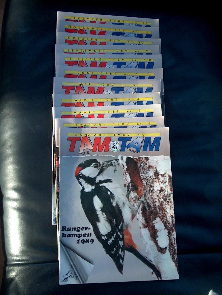 tamtam	tijdschriften			1988 en 1989	2 x 12 jeugdbladen, Ophalen of Verzenden, Natuur algemeen