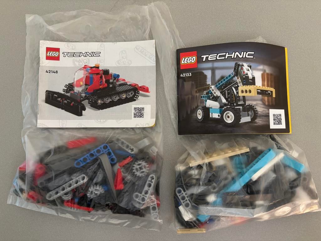 Lego technic 42133 en 42148, Lego, Ophalen of Verzenden, Zo goed als nieuw, Technic