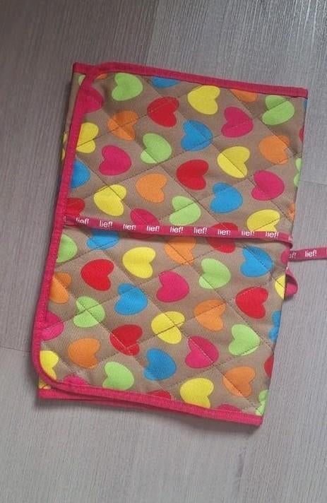 LIEF! Verschoonmatje voor Luiertas - Hartjes Design, Kinderen en Baby's, Luiertassen, Ophalen of Verzenden, Gebruikt