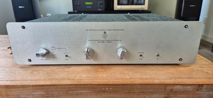 Counterpoint SA-1000 Hybrid Voorversterker met phono, Audio, Tv en Foto, Versterkers en Receivers, Refurbished, 120 watt of meer