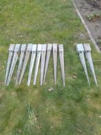 12  paalhouders, puntpaalhouders, Ophalen of Verzenden, Minder dan 180 cm, Palen