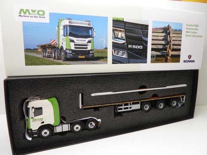 Scania R500  '' Martens en  van Oord '' WSI, Hobby en Vrije tijd, Modelauto's | 1:50, Nieuw, Bus of Vrachtwagen, Wsi, Verzenden